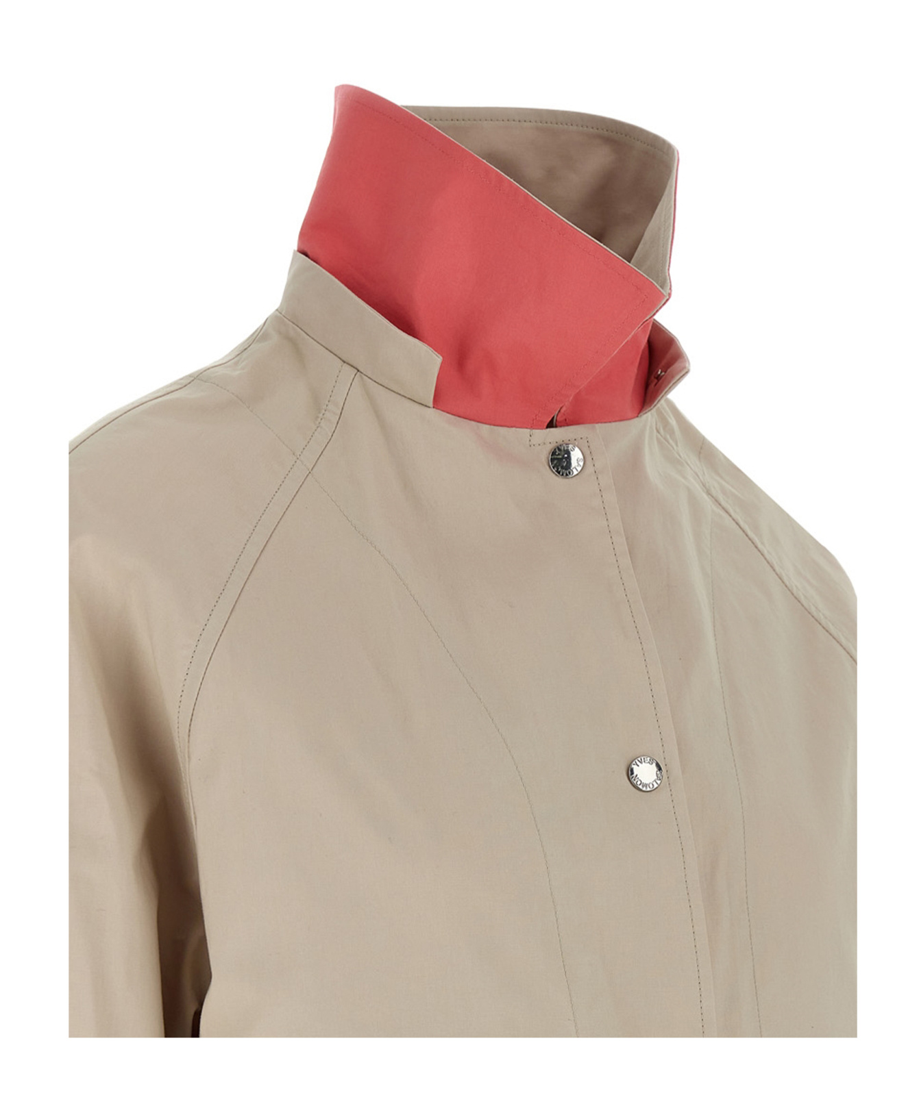 Shop Yves Salomon Long-sleeved Casual Jacket In Nude