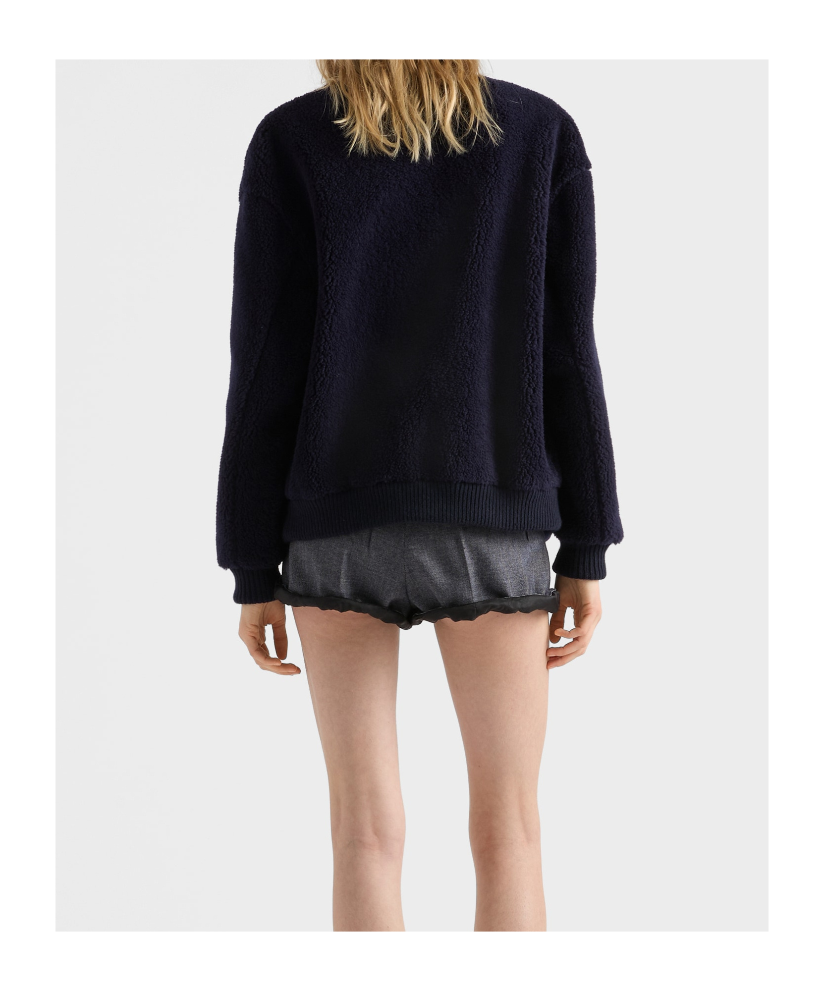 Prada Fleece Jacket In Multi