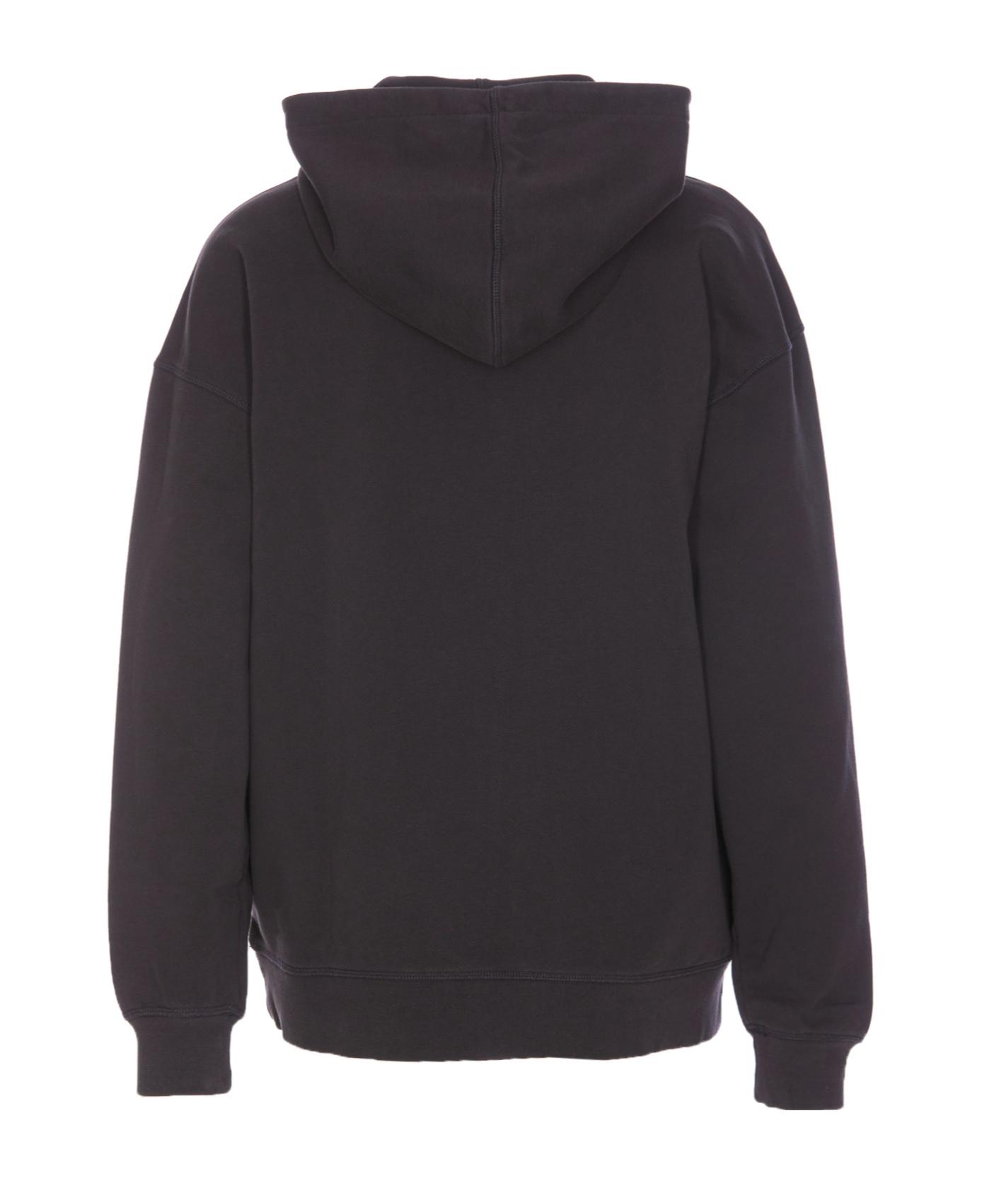 Ganni Women Cherries Organic Cotton Hoodie In Black