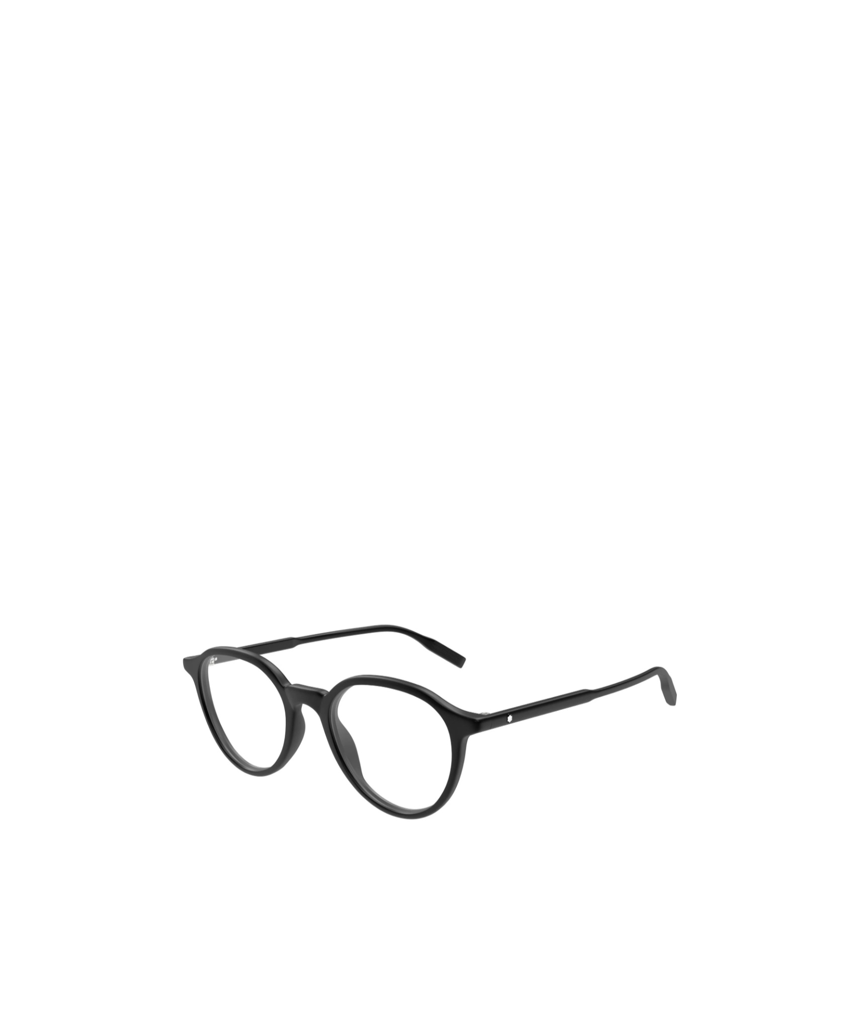 Montblanc Round-frame Glasses In Black