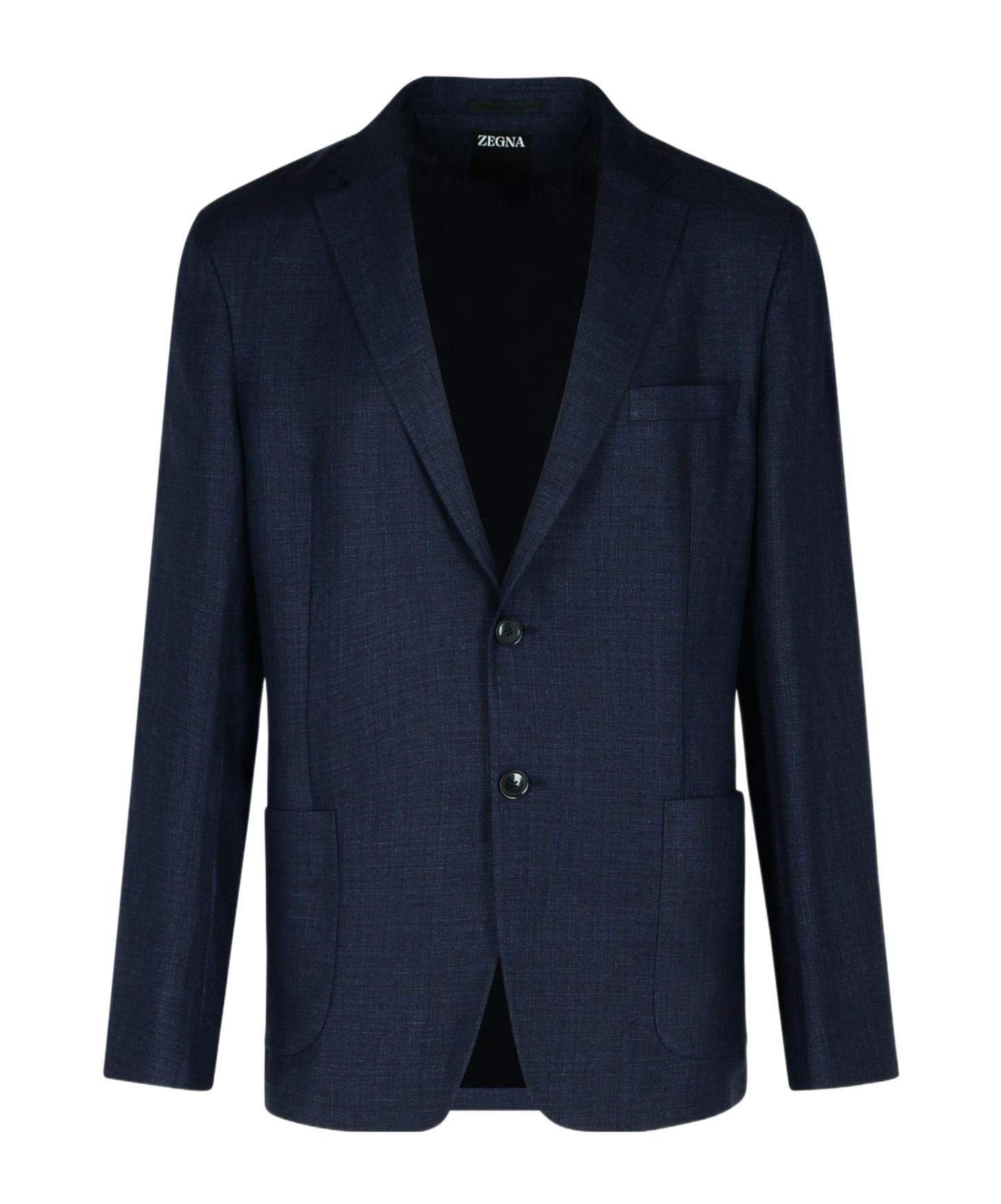 Shop Zegna Single-breasted Tailored Blazer In Black