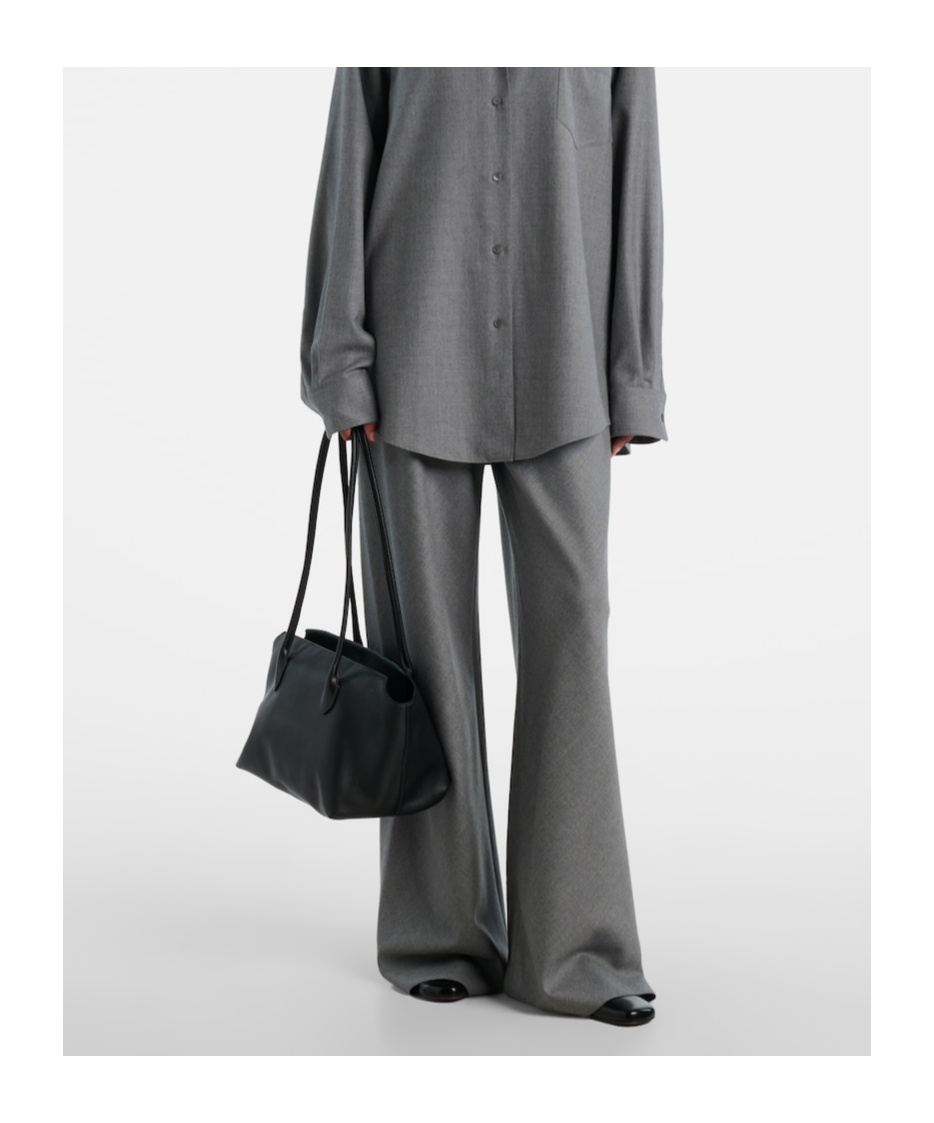 The Row Penelope Leather Pointed Toe Slippers In Multi