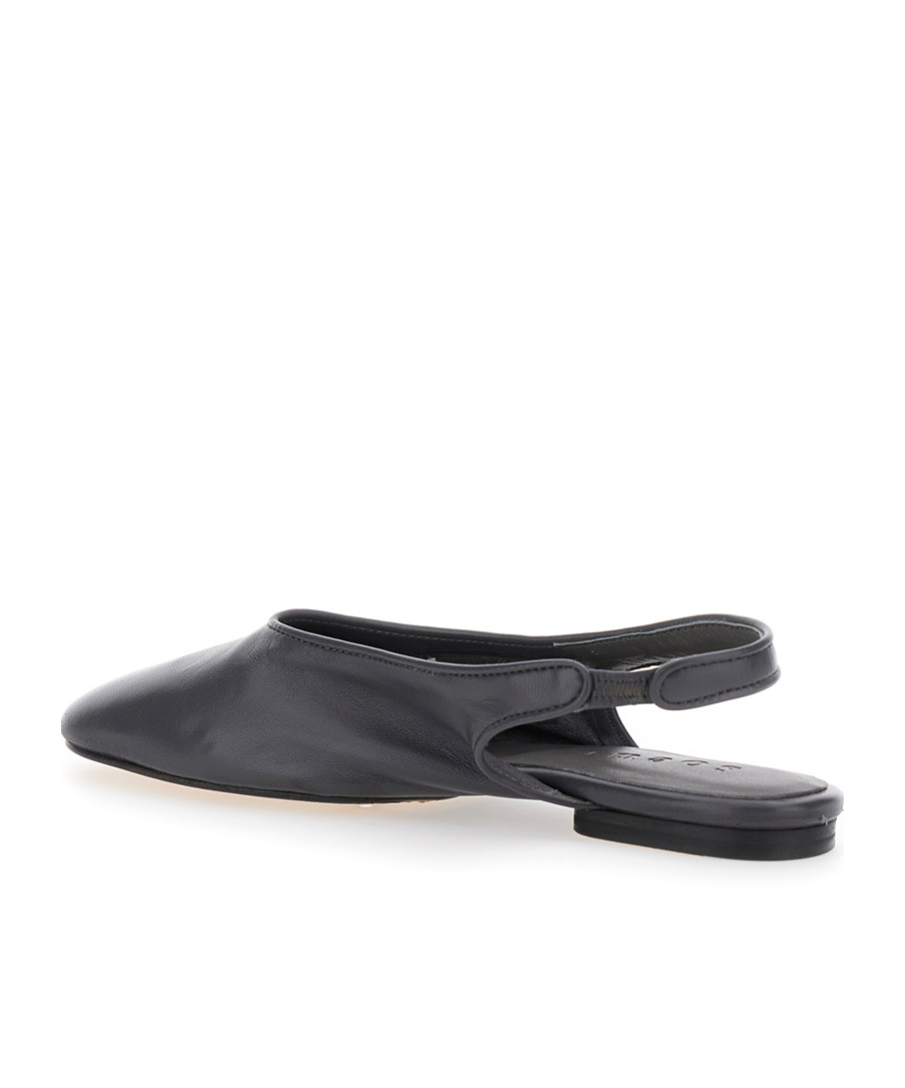 Soeur Black Slingback Ballet Flats In Black