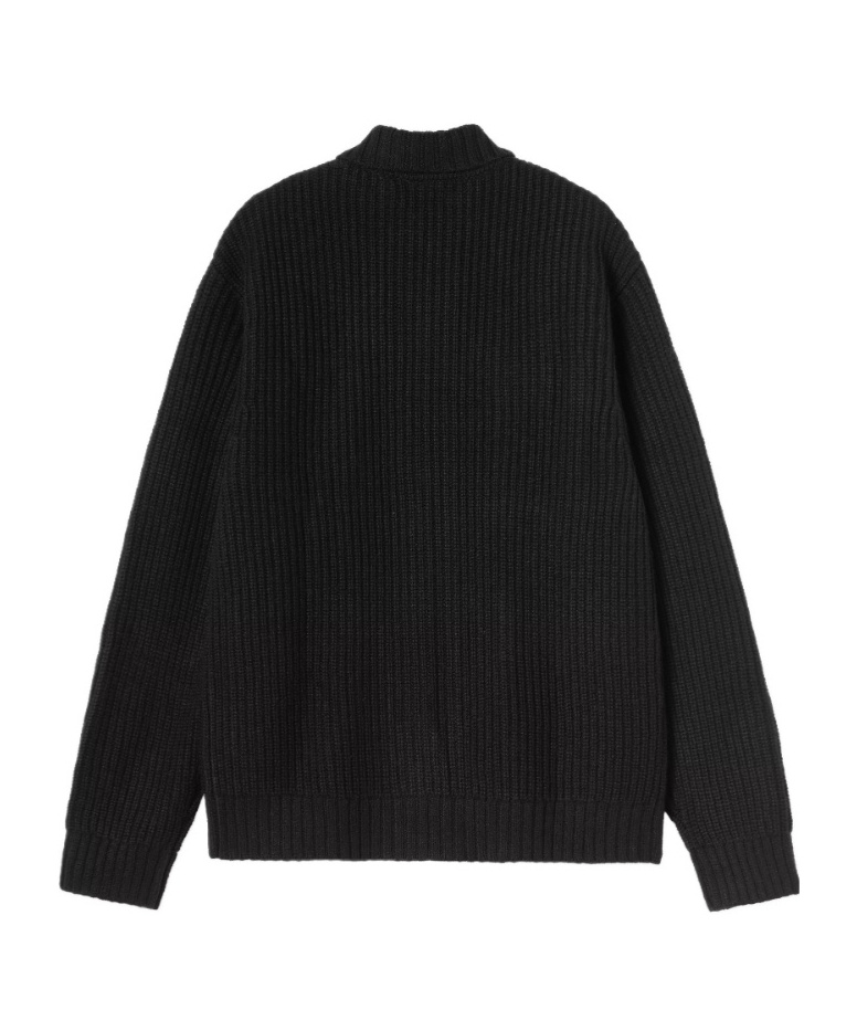 Carhartt Wip Chore Knitted Jacket In Black