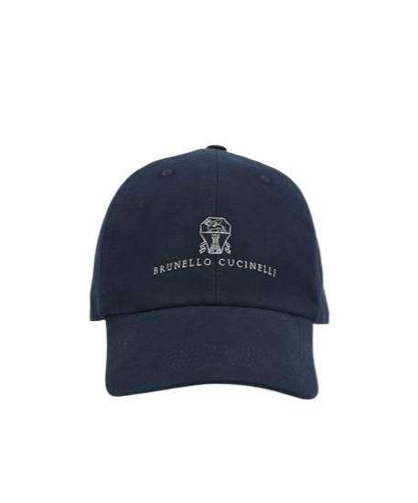 Brunello Cucinelli Logo-embroidered Cap In Black
