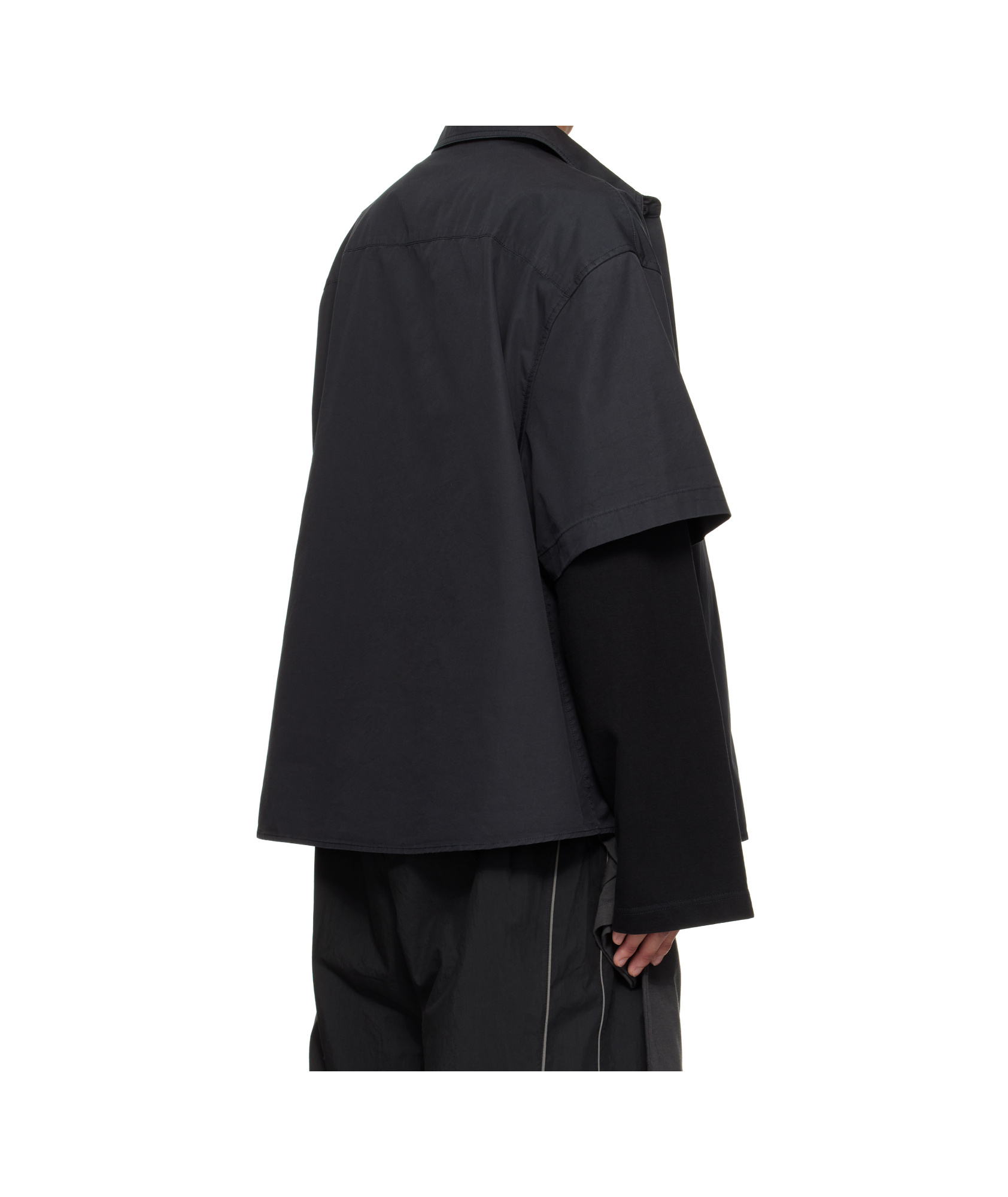 We11 Done Layered Shirt In Black