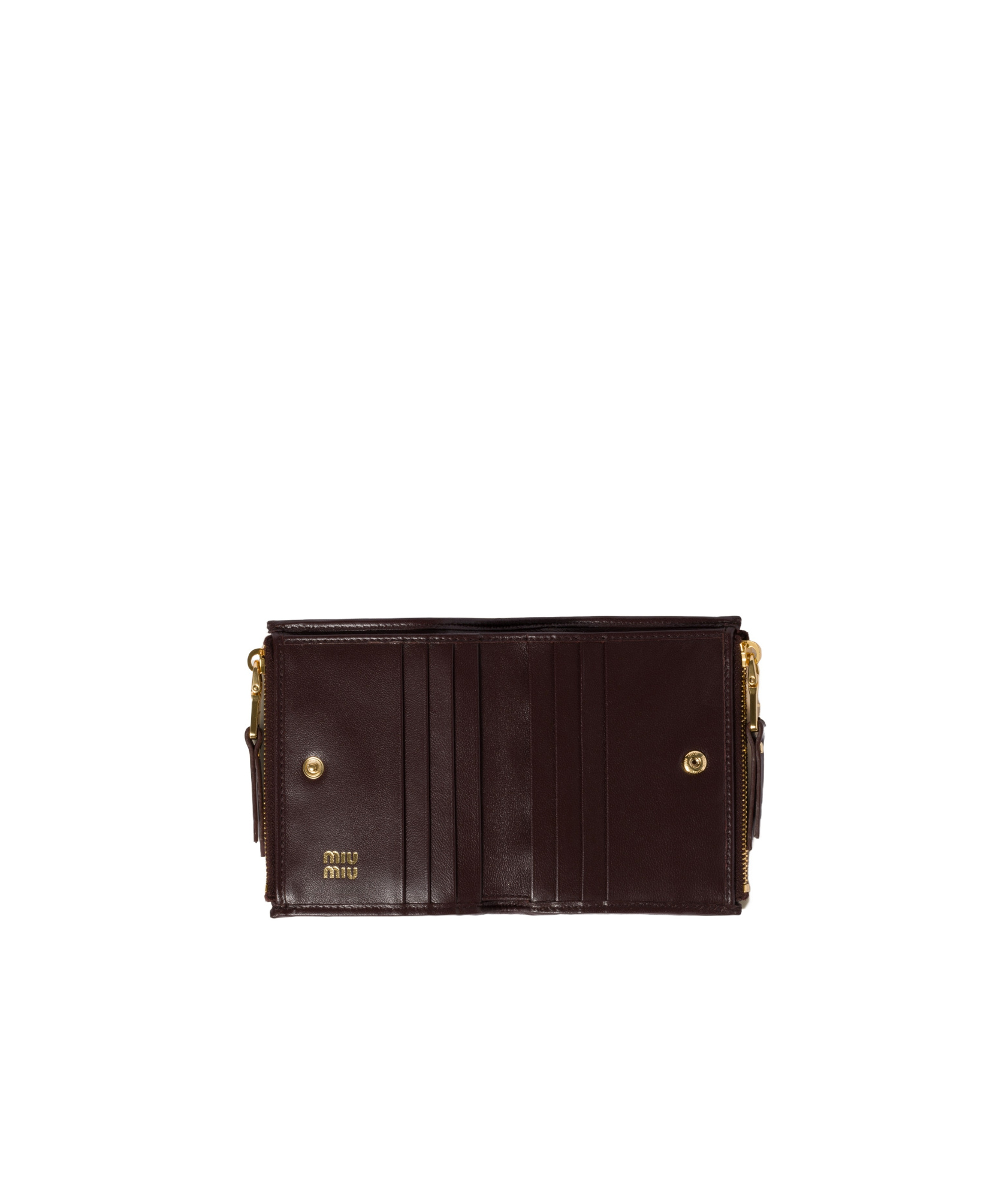 Miu Miu Matelassé Nappa Leather Small Wallet