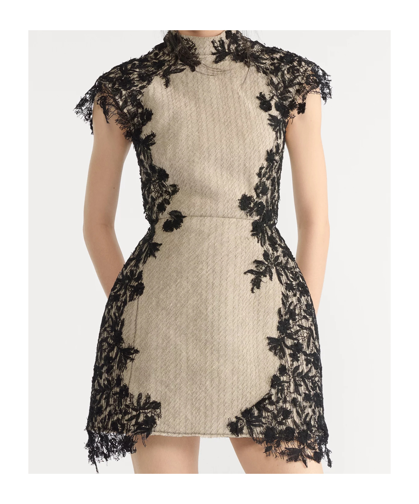 Dior Short Flared Dress In Multi