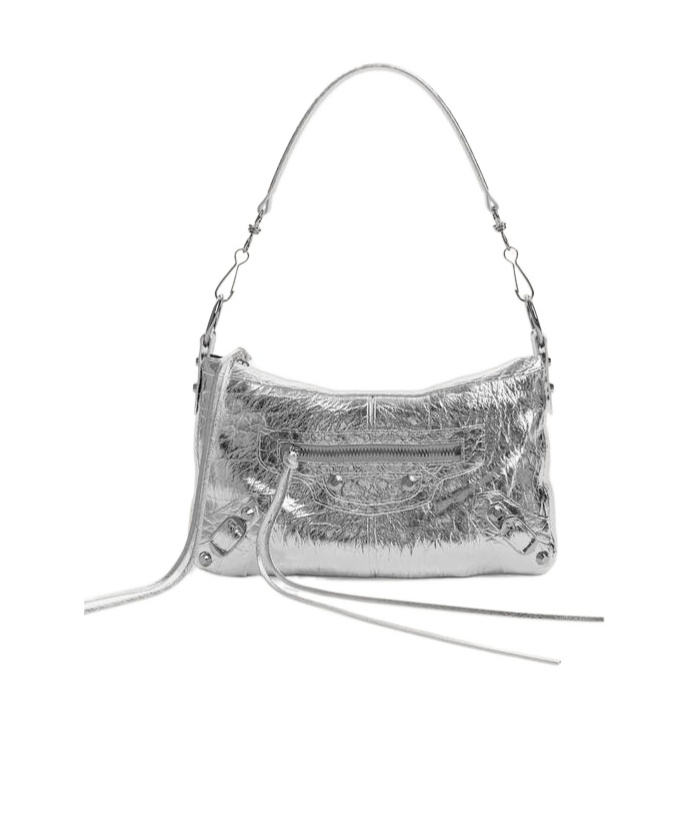Balenciaga Women's Le City Moto Mini In Silver
