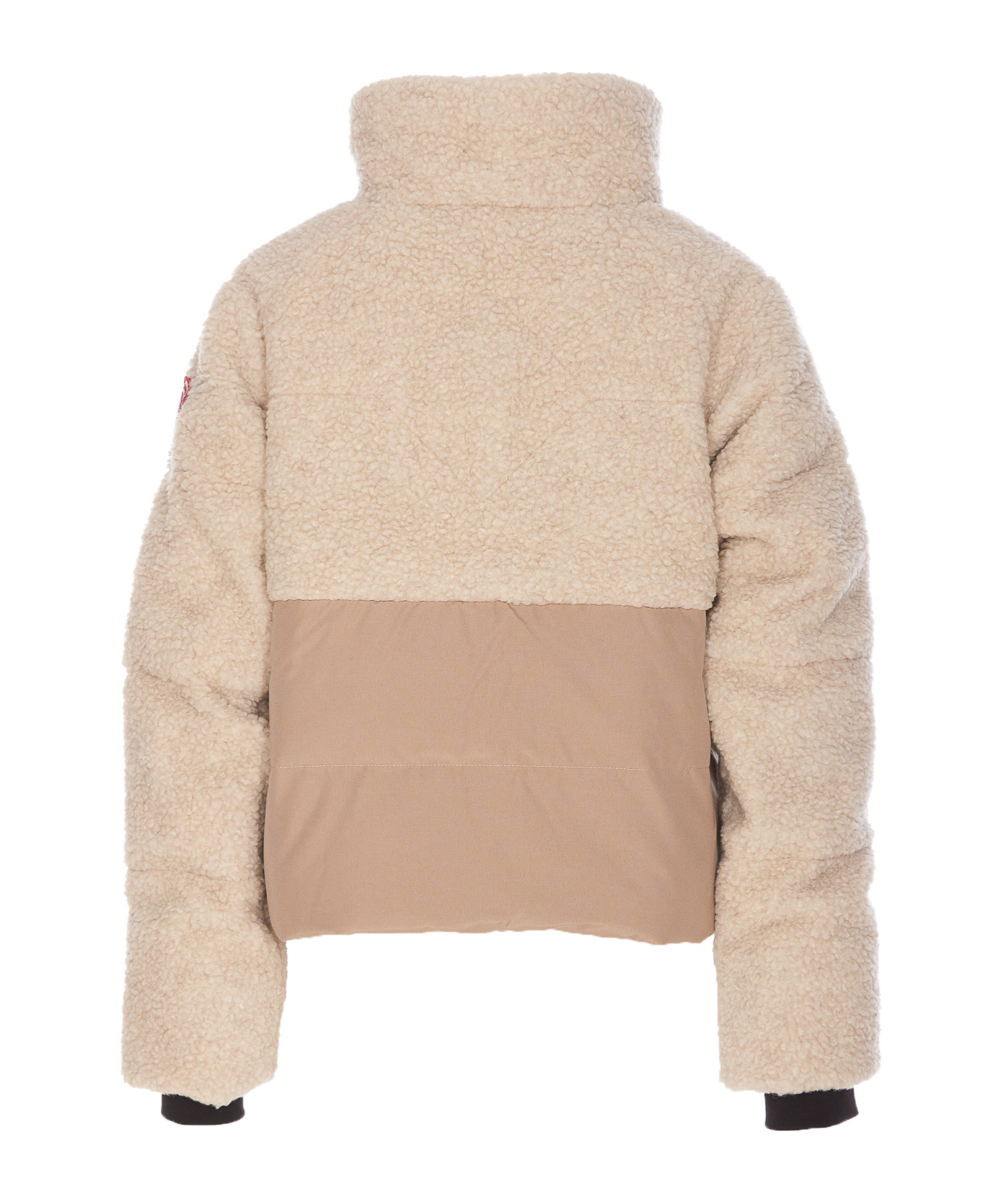 Shop Canada Goose Long-sleeved Down Jacket In Nude