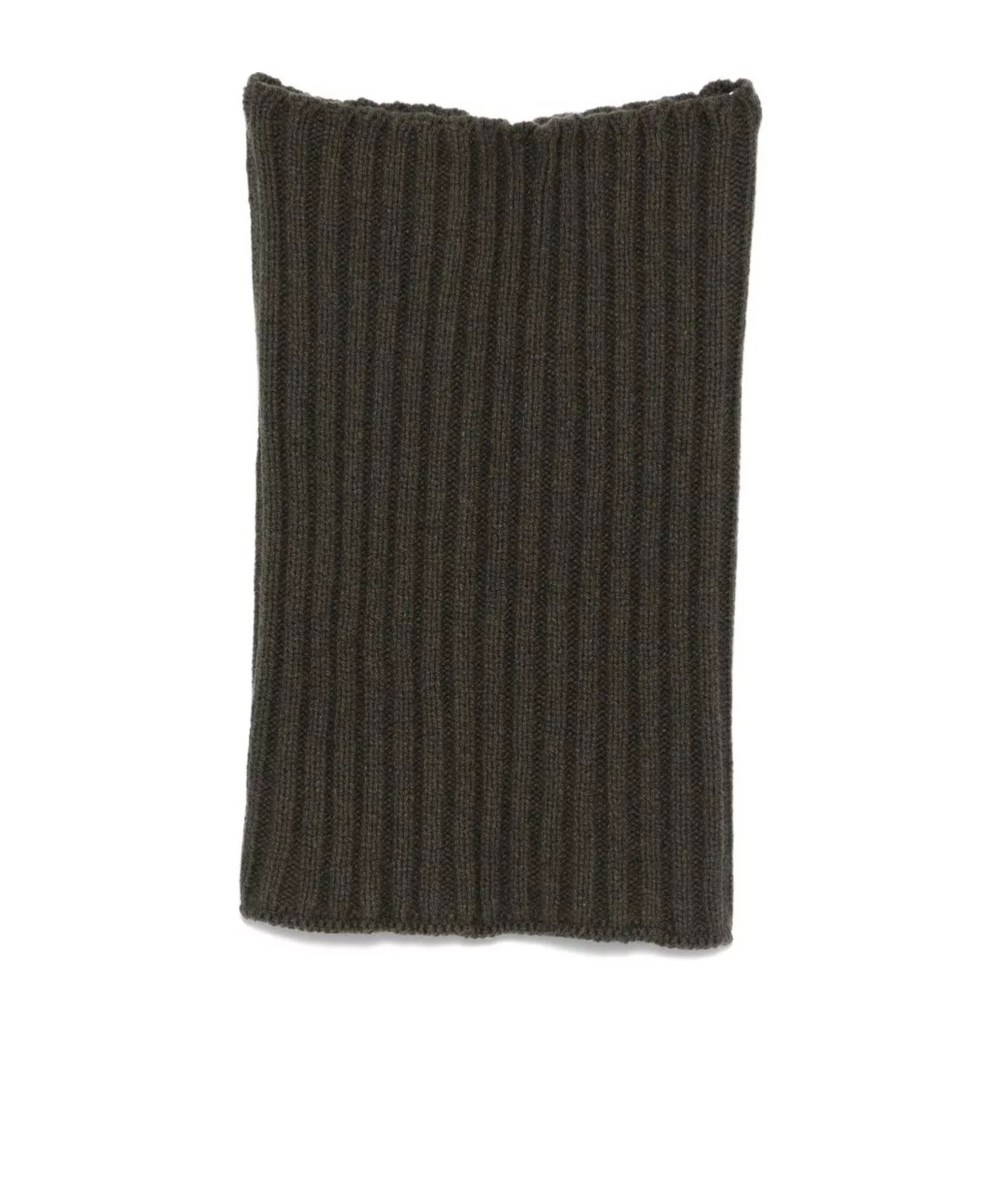 Rick Owens Ribbed-knit Rectangular Scarf In Green