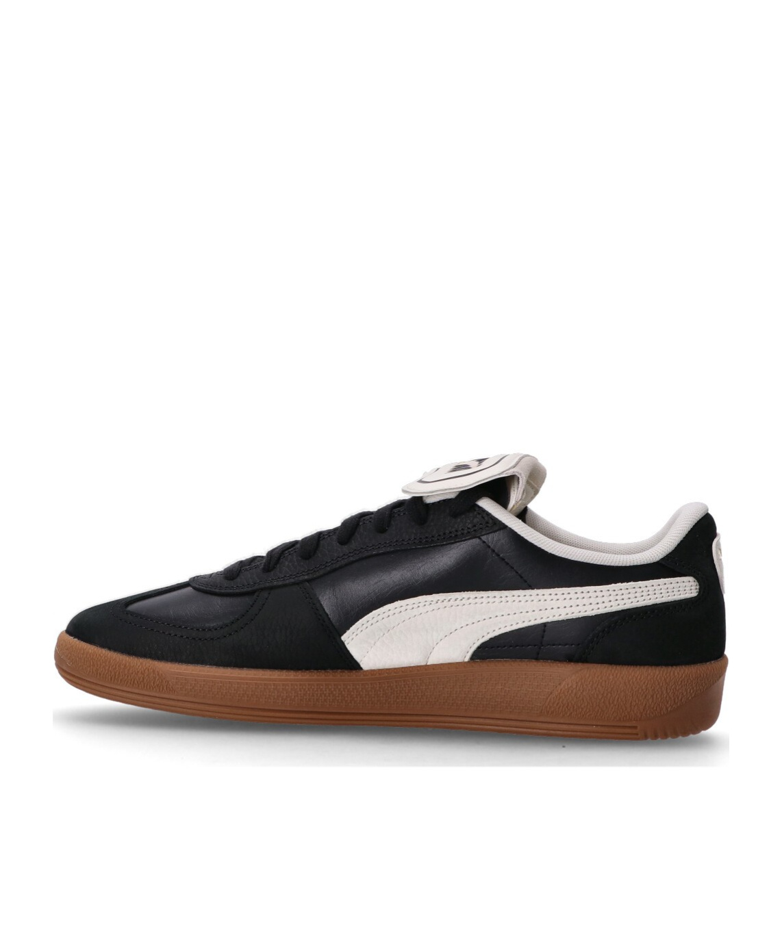 Puma Mens Palermo Leather Trainers Mens Shoe In Black