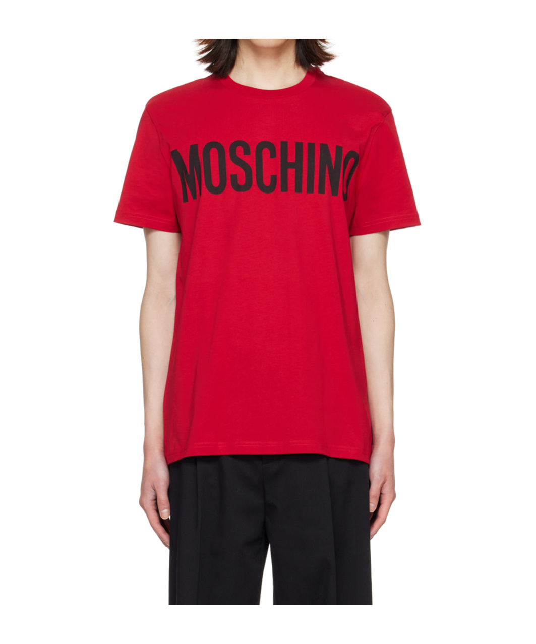 Moschino Red Printed T-shirt In Red