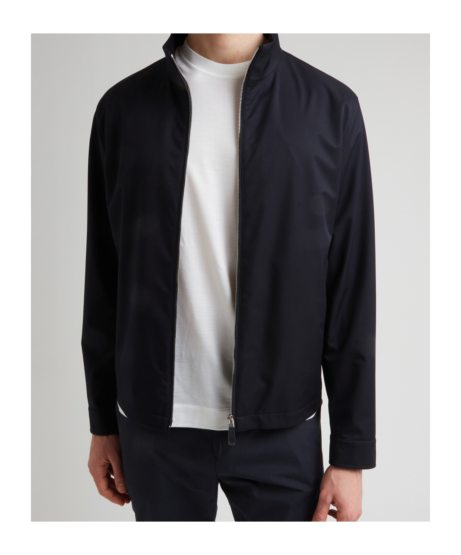 ZEGNA LONG SLEEVE CASUAL JACKET