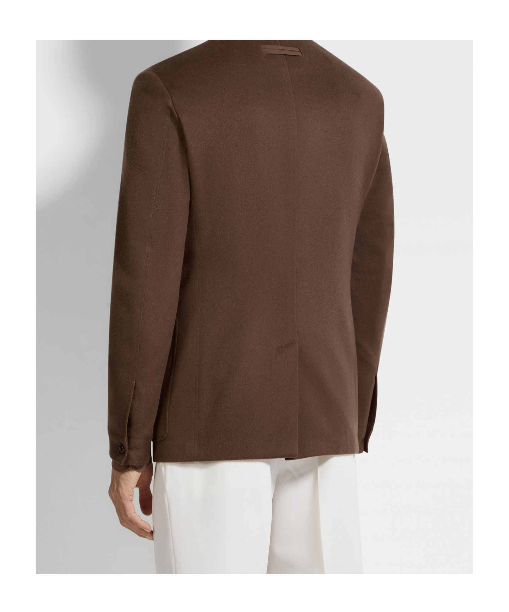 Zegna Oasi Cashmere Il Conte Jacket In Brown