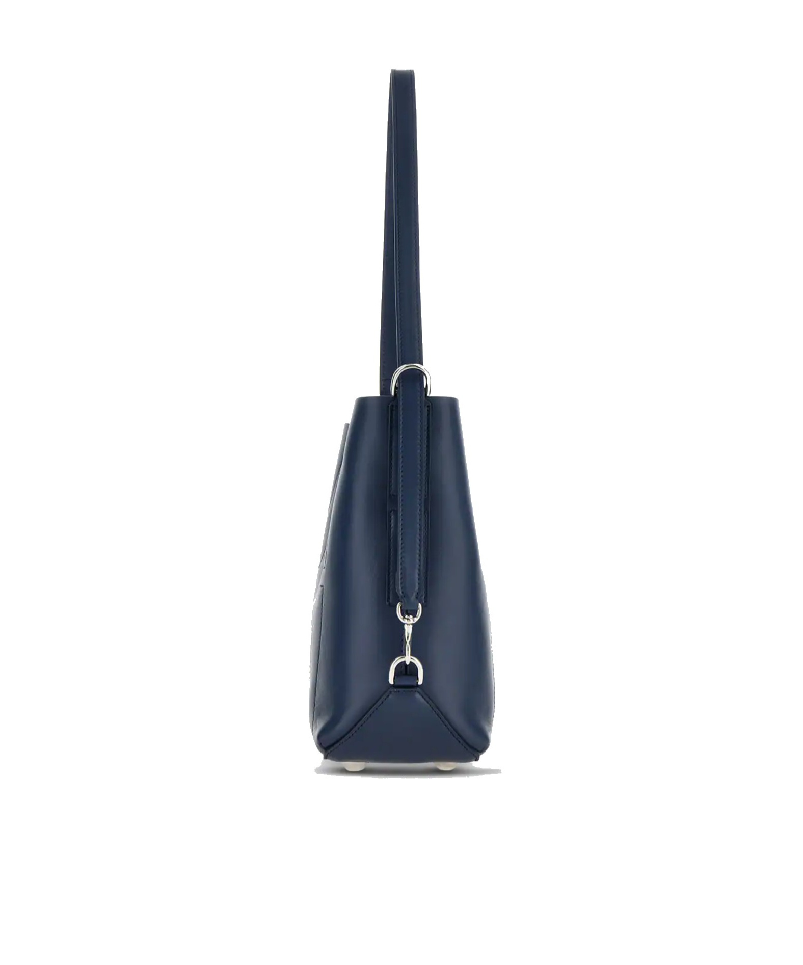 Hogan Medium Leather Shoulder Bag In Blue