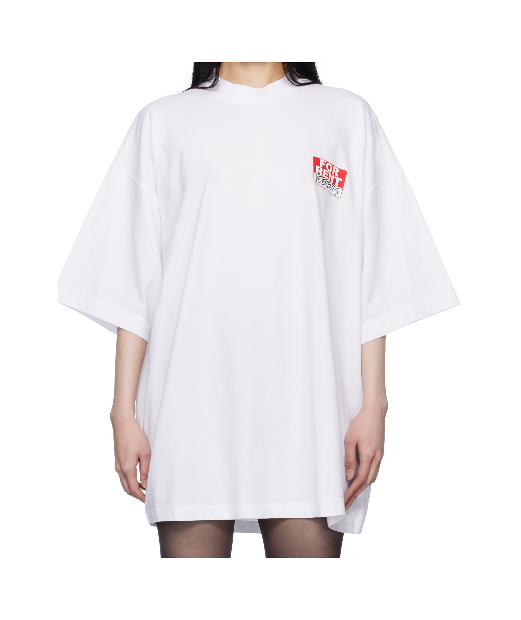 Vetements For Rent Oversized T-shirt In White