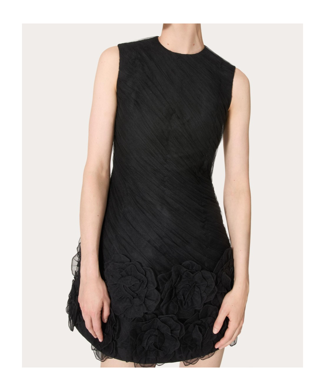 Valentino Sleeveless Dress In Black