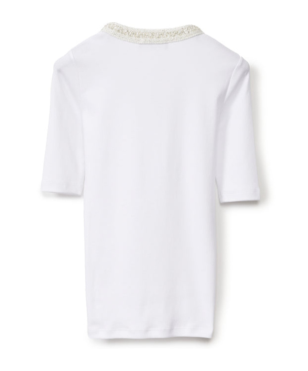 Shop Fabiana Filippi Short-sleeved T-shirt In White