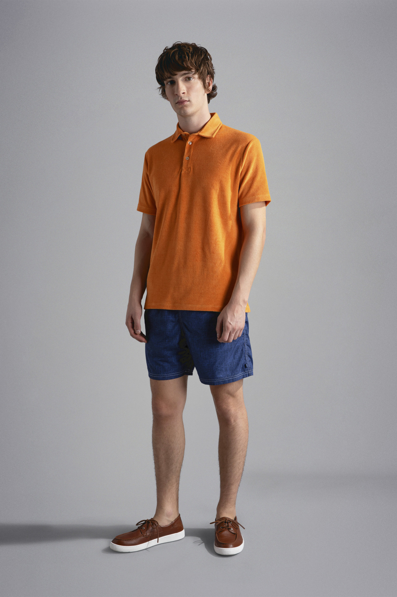 Shop Paul & Shark Wide Leg Shorts In Blue