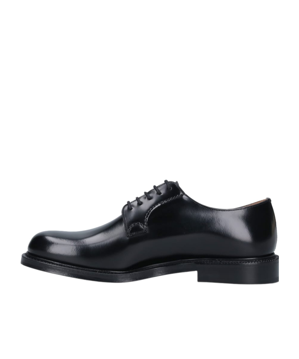 Shop Church's Laced Derby Shoes In Black