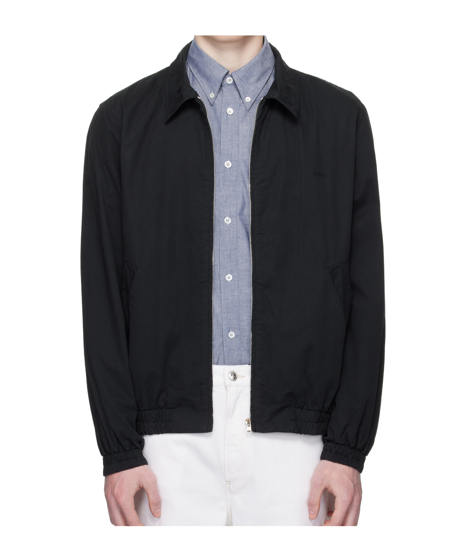 Apc Lapel Long-sleeved Casual Jacket In Black