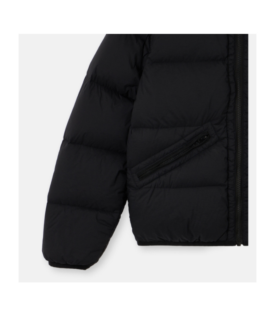 Stone Island Down Jacket With Anti-drop And Wind Resistance In Black