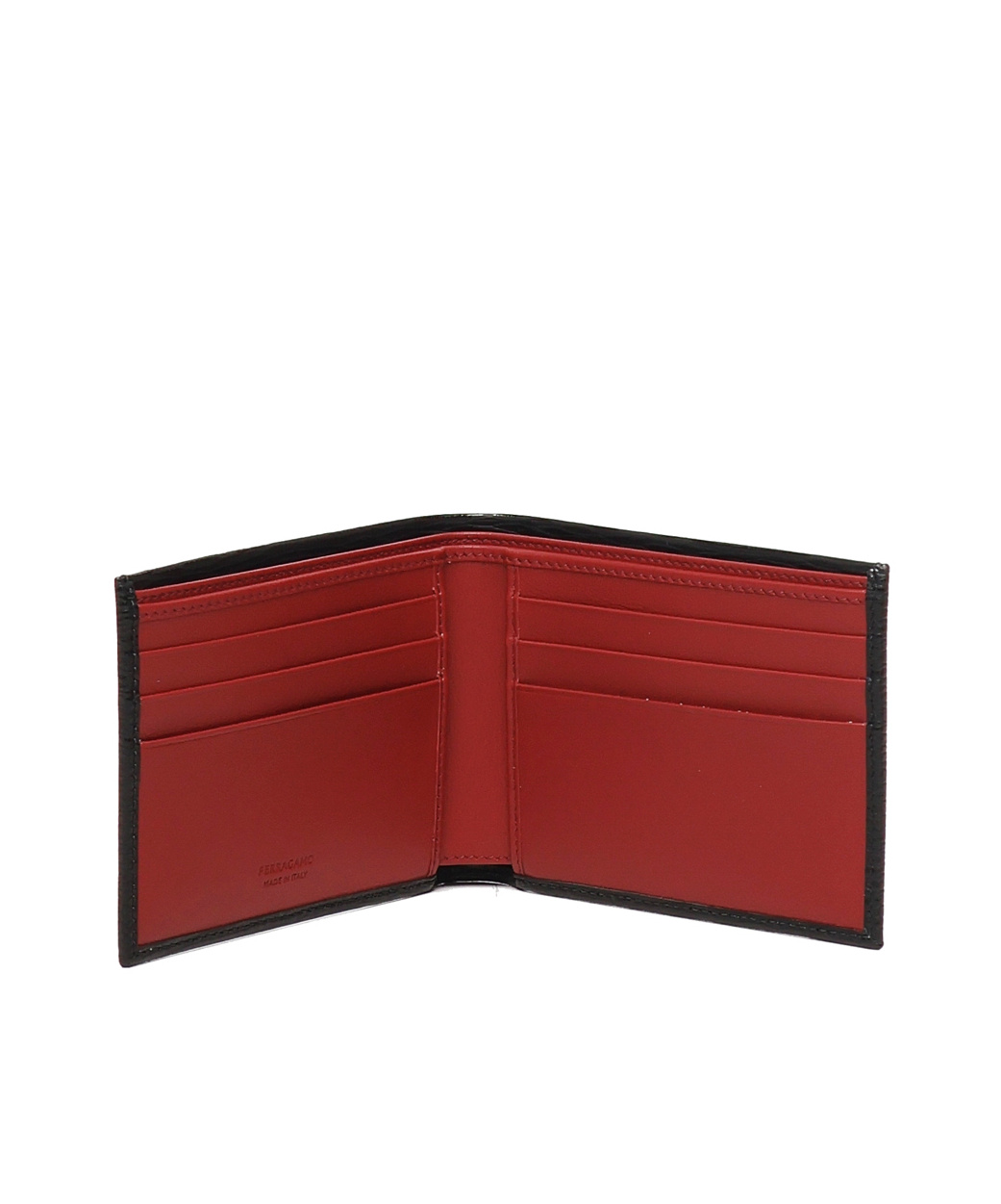 Ferragamo Wallet Card Holder And Keyring Set In Black