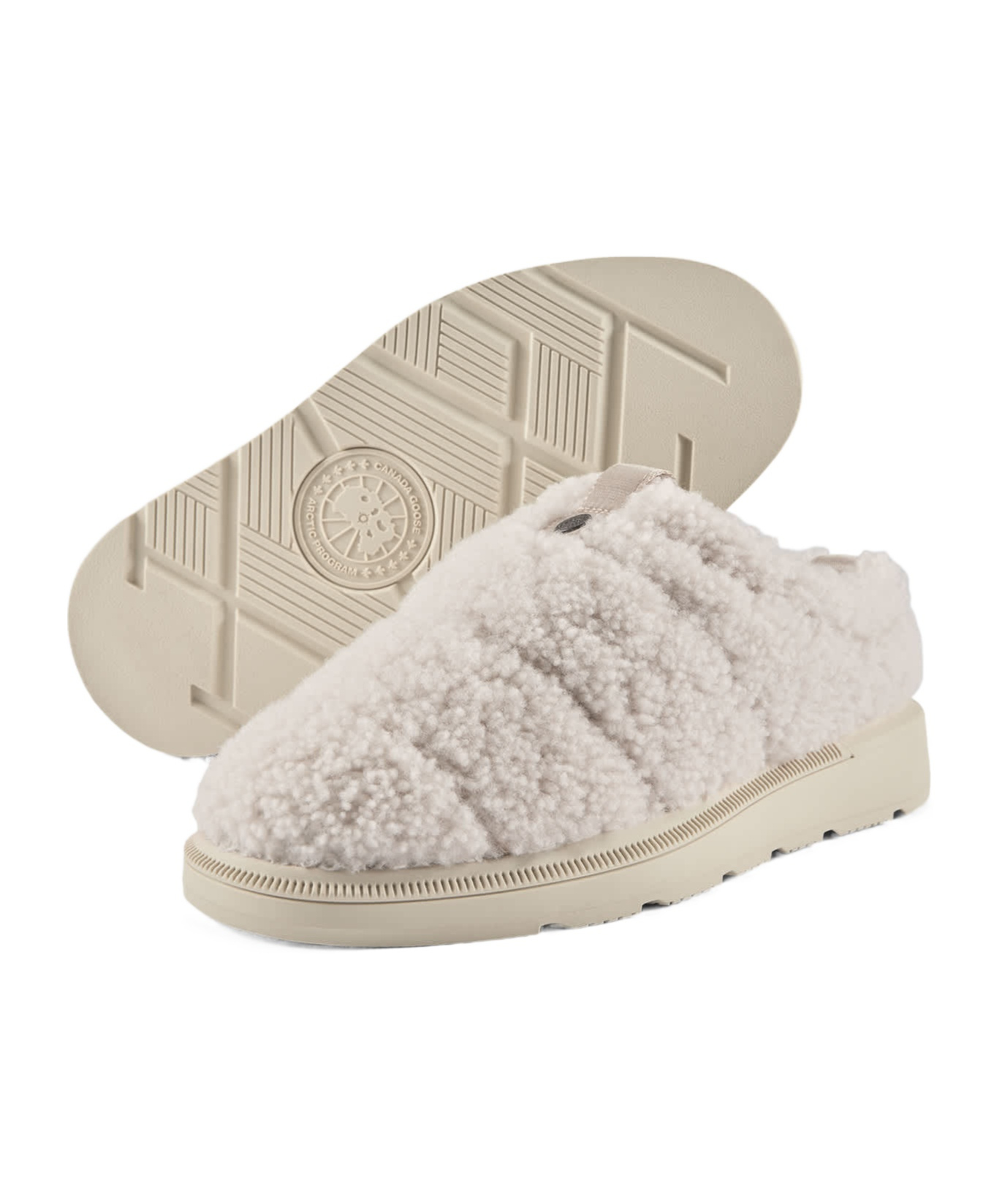 Canada Goose Porteau Shearling Mule In Sand