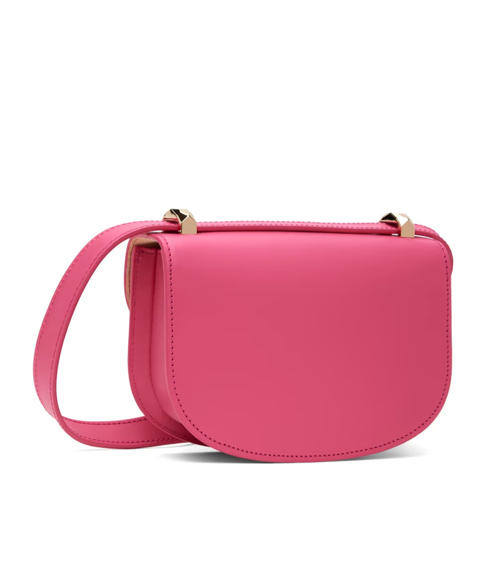 Apc Logo Adjustable Shoulder Strap Shoulder Bag In Red