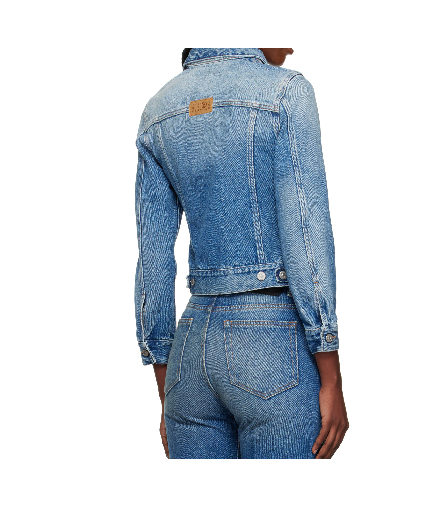 Mm6 Maison Margiela Casual Jacket With Long Sleeves And Contrast Panels In Multi