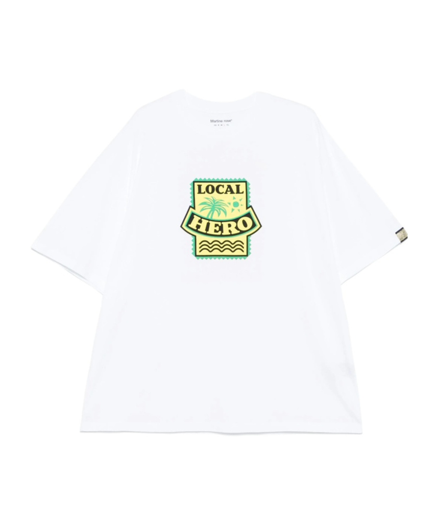 Martine Rose Short Sleeve T-shirt In White
