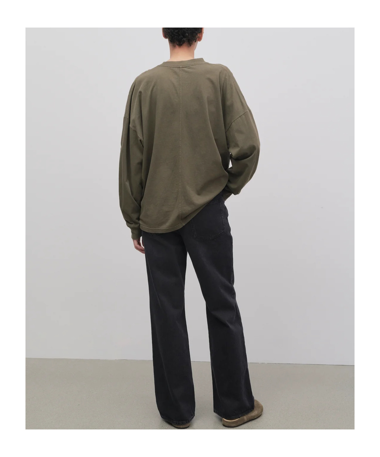 The Row Borjis Rigid High-rise Straight-leg Jeans In Black