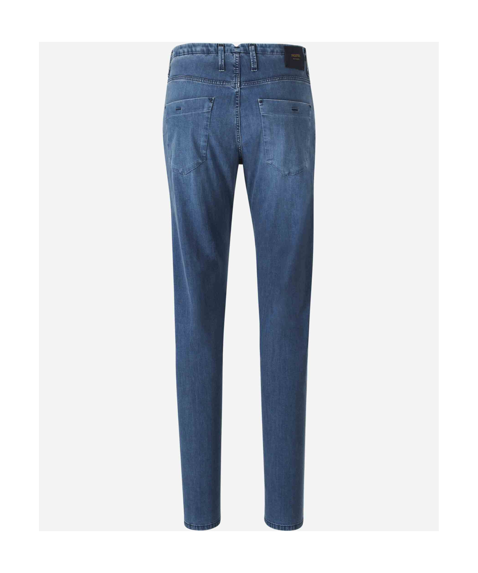 Incotex Stretch Denim Jeans In Blue