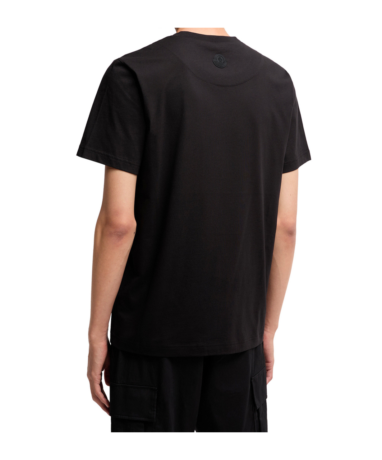 Moncler Short-sleeved T-shirt In Black