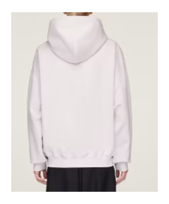Y-3 Drawstring Hoodie In Gray