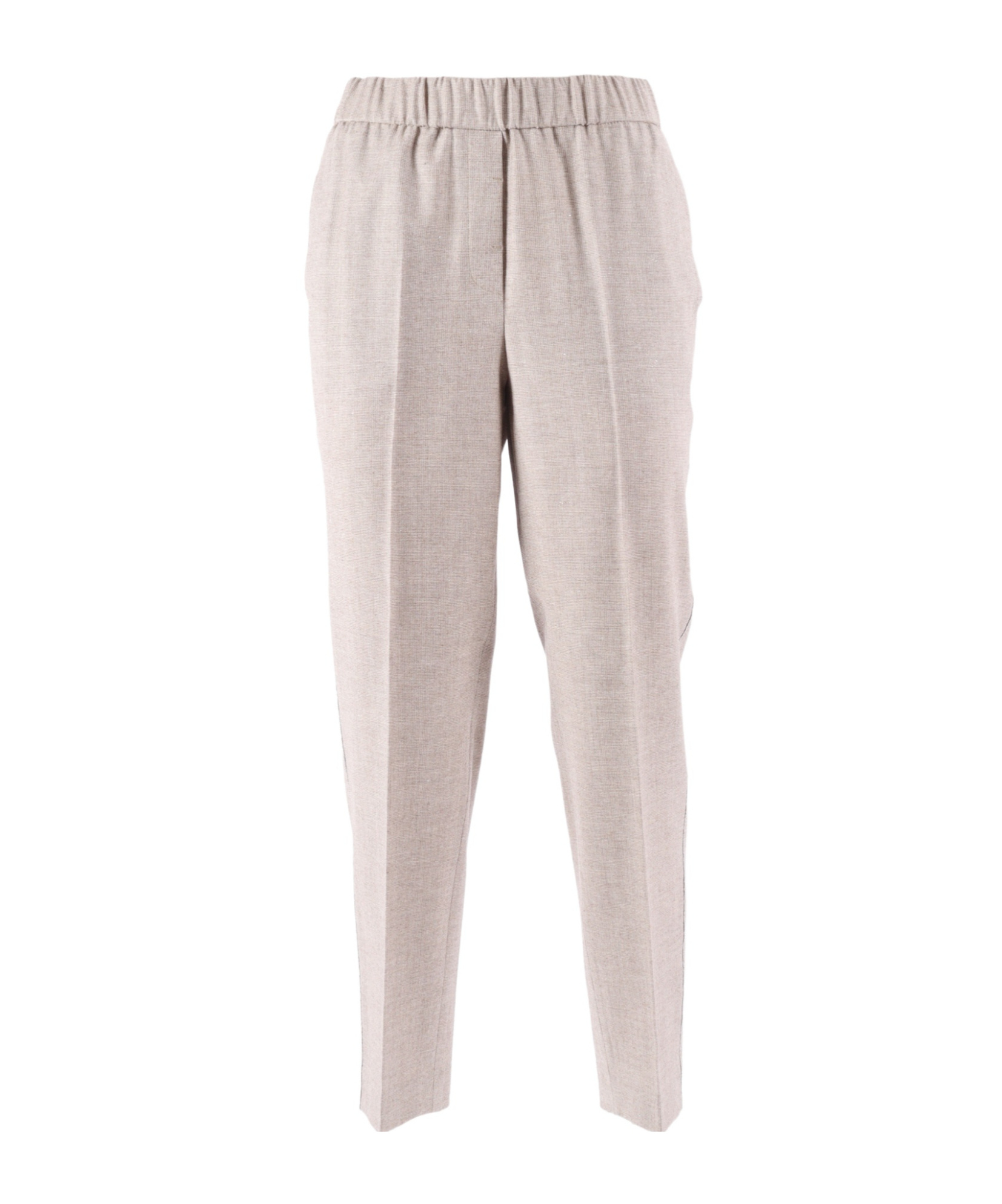 Peserico Tailored Trousers With Textured Detailing In White
