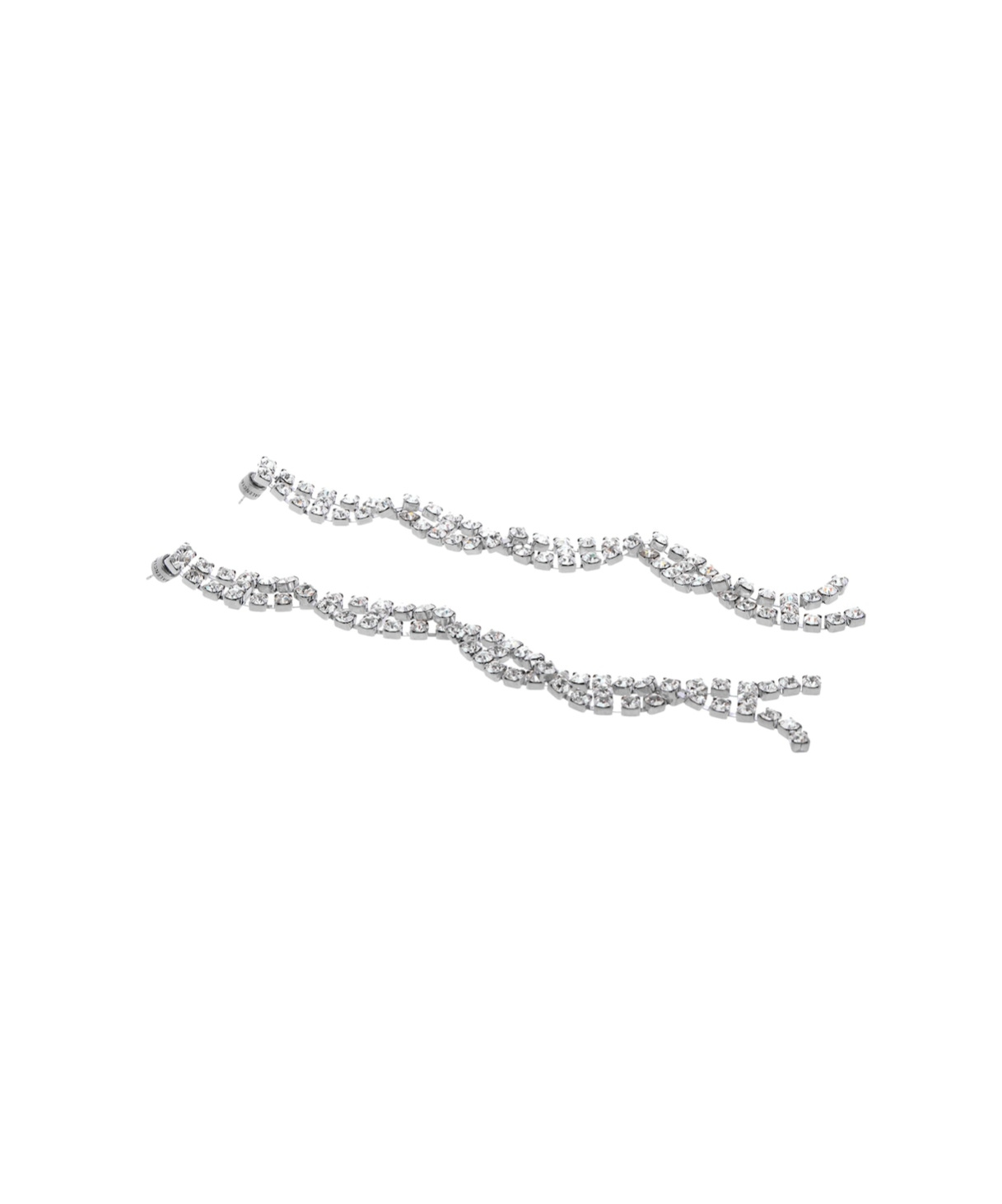 Balenciaga Women's Riviera Earrings In Shiny Silver