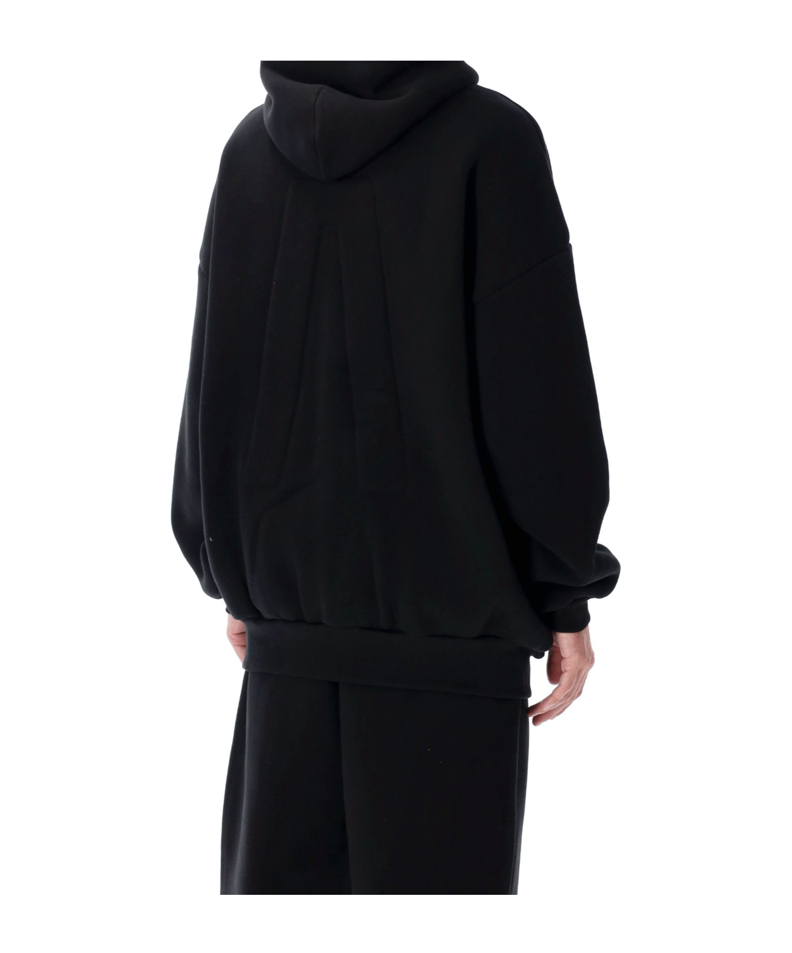 Fear Of God Athletics Half-zip Hoodie In Black