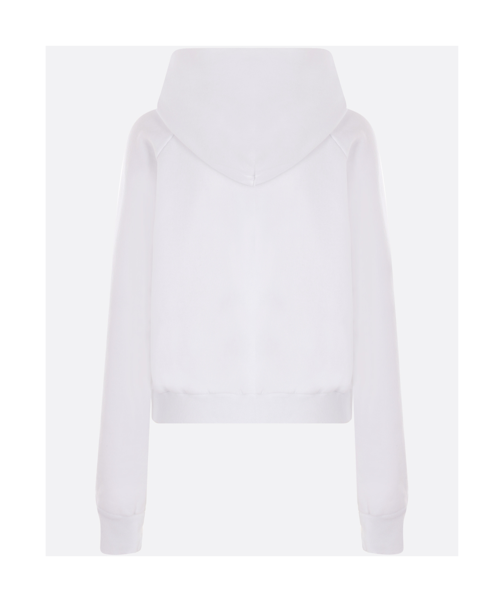 Prada Logo-print Hoodie In White