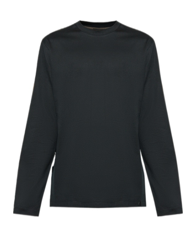 Brioni Long-sleeve T-shirt In Black