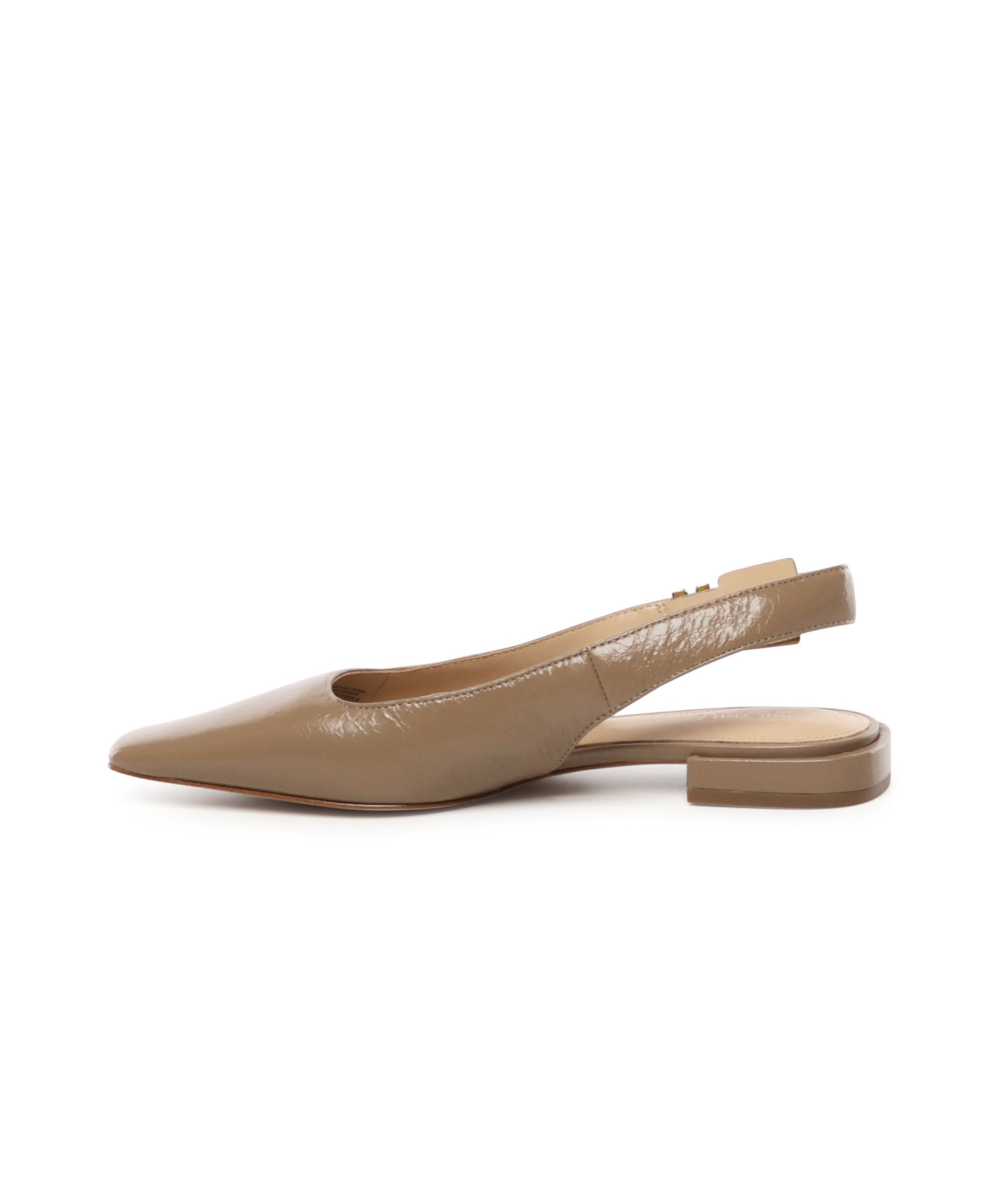 Michael Michael Kors Pointed Flat Sandals In Brown