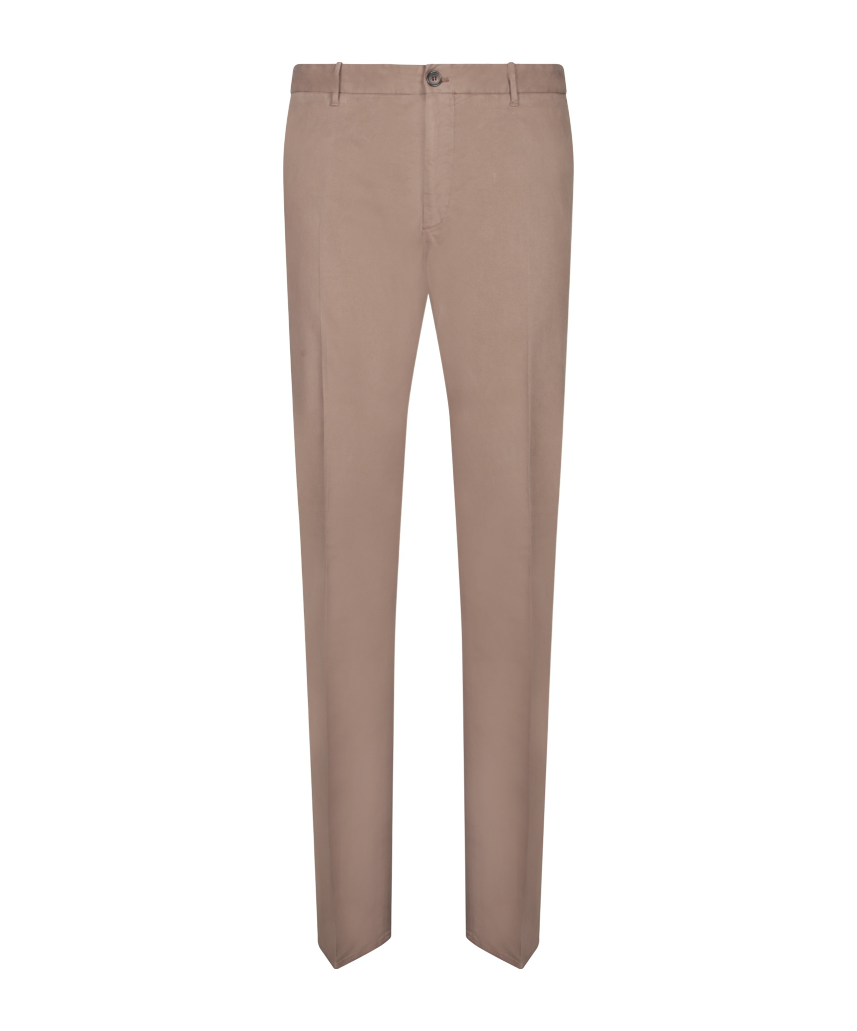 Incotex Cotton Straight-leg Trousers In Brown
