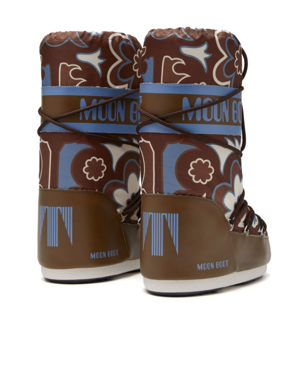 MOON BOOT ICON FLORAL-PRINT BOOTS