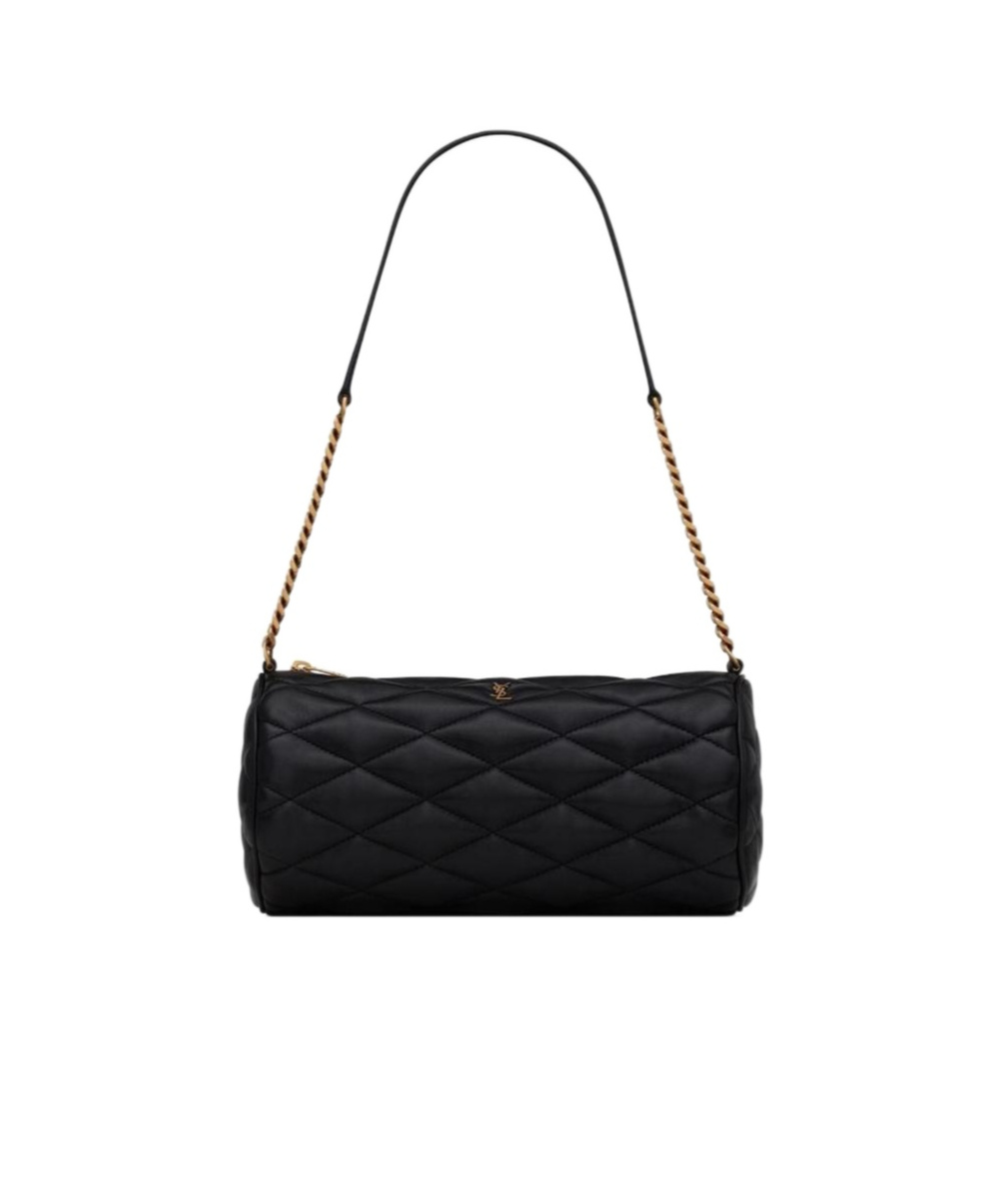 Saint Laurent Sade Mini Quilted Leather Tube Bag In Black