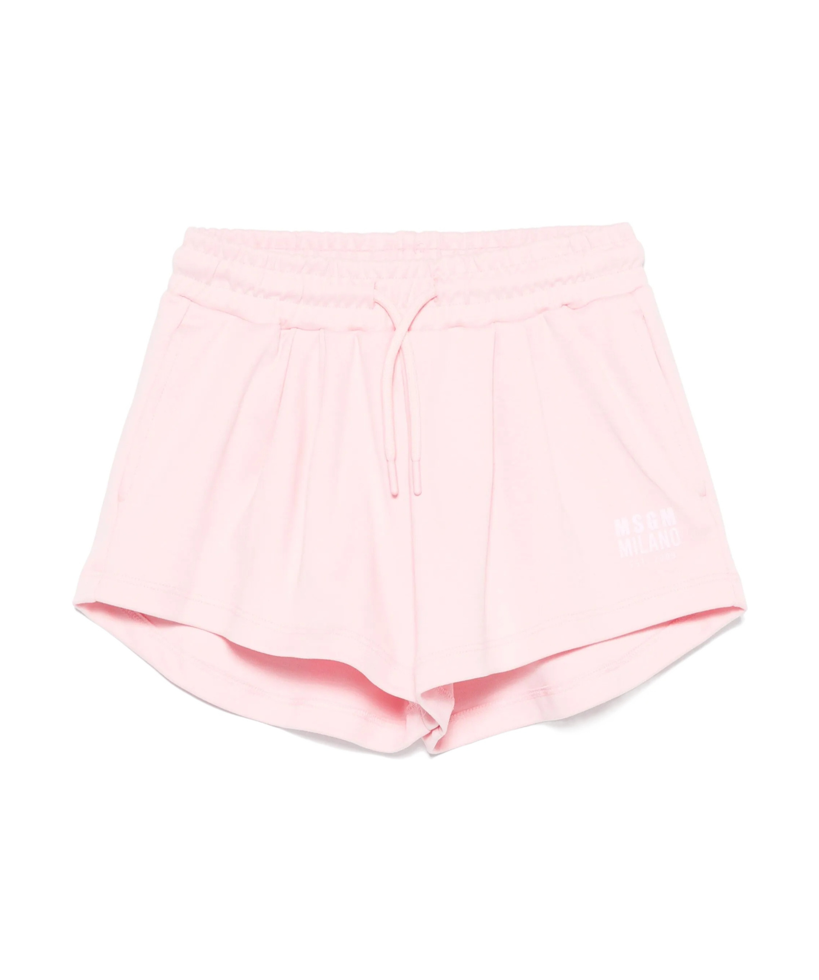 Msgm Drawstring Shorts In Pink