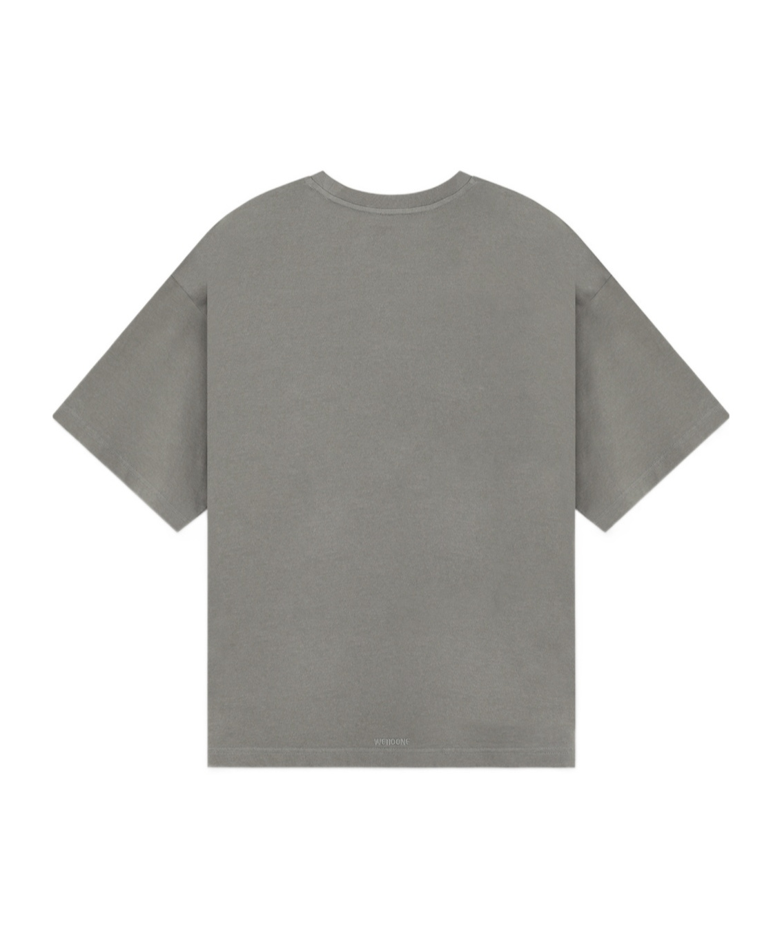 We11 Done Multi Logo Print T-shirt In Grey