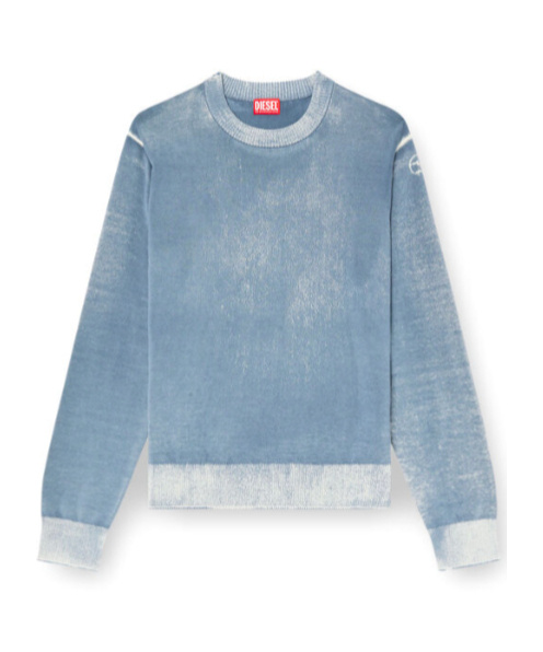 Shop Diesel Larence Sweatshirt In Blue