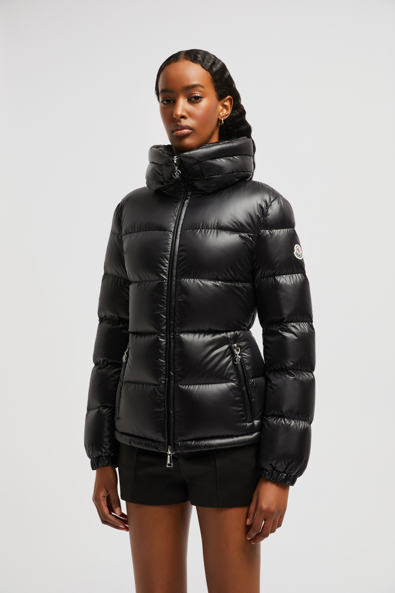 Moncler Down-filled Douro Puffer Jacket In Black