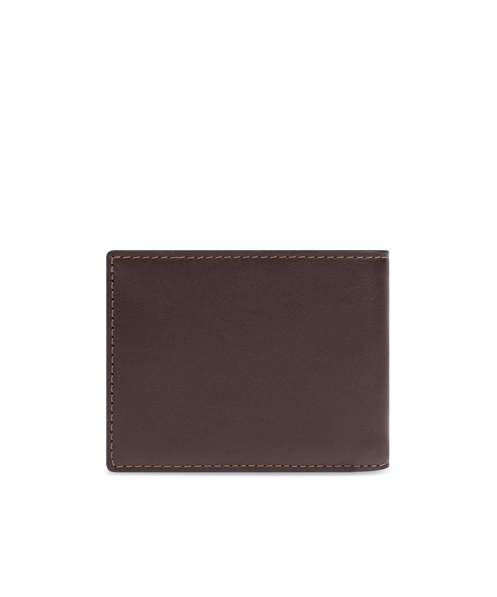 Coach Double-fold Wallet In Brown